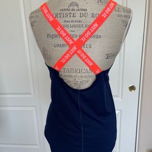 Nike Just Do It Dry Elastika Crossback Top Sm